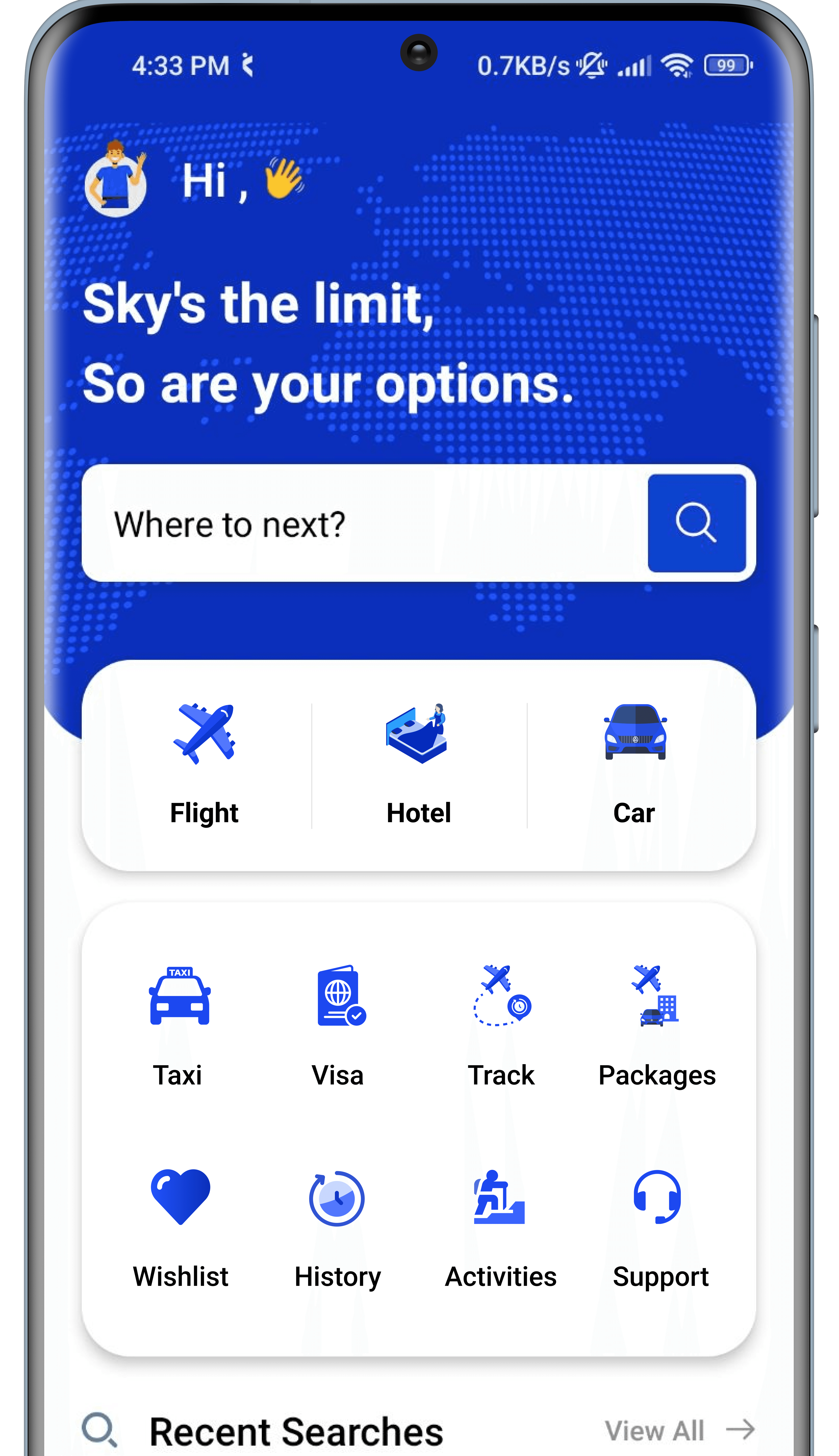 FareFirst app preview on phone